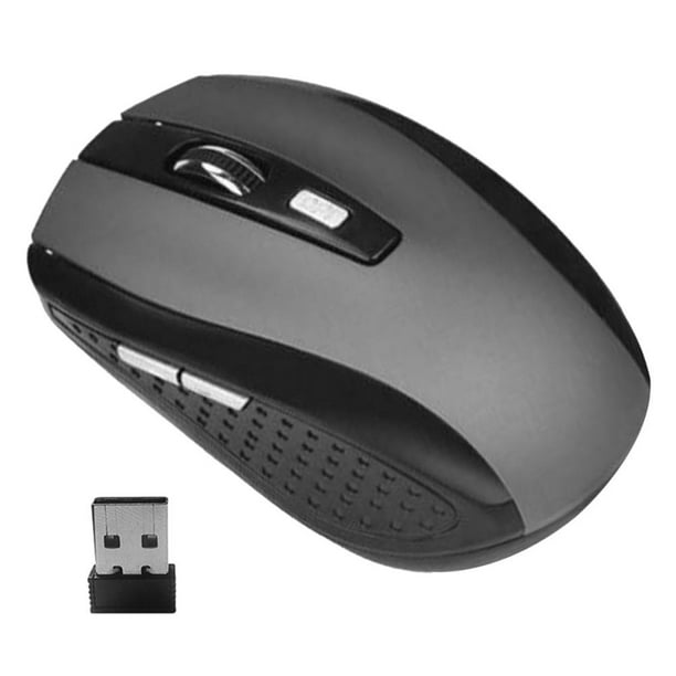 6 Teclas 2.4G Receptor USB Inalámbrico 2000DPI Ratón Óptico para Laptop Notebook PC JShteea Nuevo