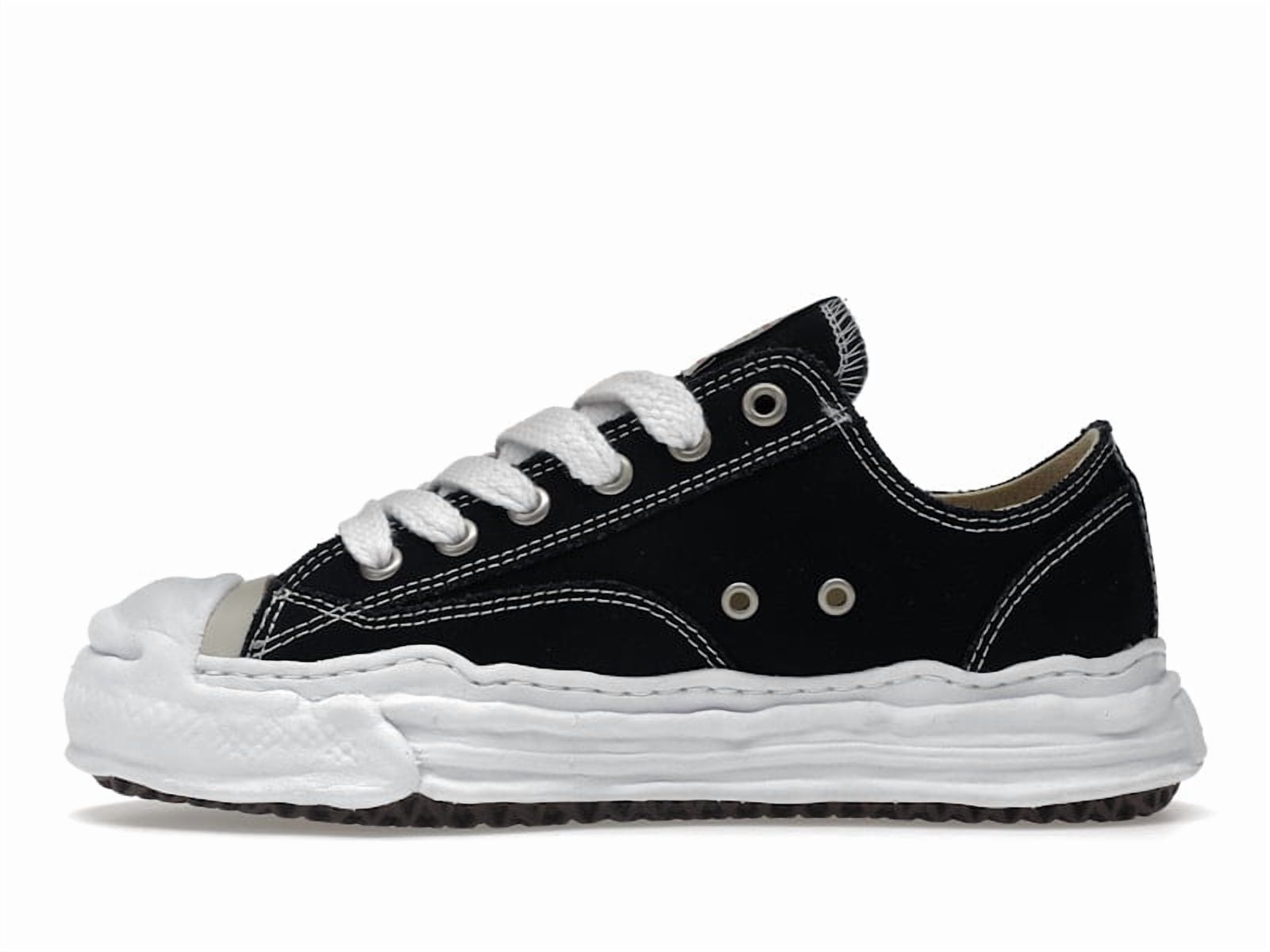 Maison Mihara Yasuhiro Men's Hank OG Sole Canvas Low Black Shoes