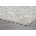 thumbnail image 5 of Transitional 8x10 Area Rug (7'10'' x 9'10'') Floral Taupe, Gold Living Room Easy to Clean, 5 of 9