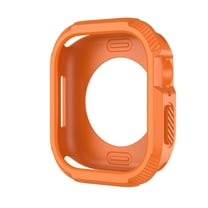 Allytechgroup Compatible with iWatch Ultra 3/2/1 49mm Case, TPU Thin Lightweight Protective Cover for 49mm Apple Watch Ultra 3 (2025) / Ultra 2 / Ultra [NO Screen Protector], Orange