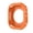 Orange, variant on Soft Silicone Bumper with PC Cover Compatible with Apple Watch Series 11/10 42mm, Military Grade Durable Slim Protector for Apple Watch Series 11/10 42mm Men Women [No Screen Protector] - Black