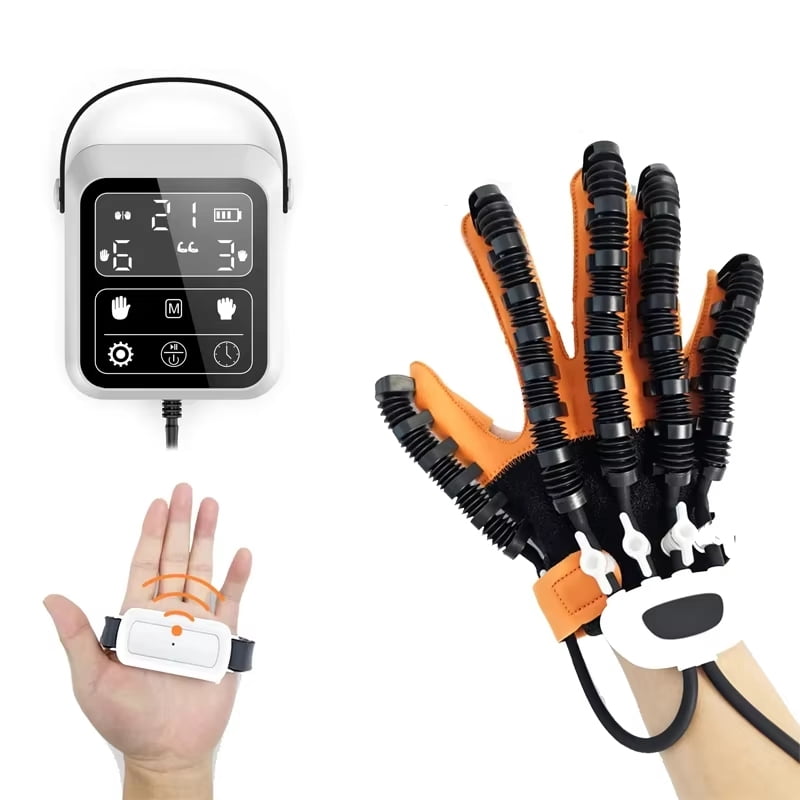 Rehabilitation Robot Gloves Upgrade Hemiplegia Hand Stroke Recovery Equipment For Arthritis Stroke Hemiplegia Patients, Left Hand, XL