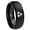 Black Polish Edges, variant on Zelda Triforce Beveled Edge Brush Black 2 Tone Tungsten Ring 10MM