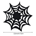 thumbnail image 3 of Tapete para taza negro de Halloween, suministros decorativos de decoración de mesa para fiesta de inauguración de la casa de 5 pulgadas, 3 of 8