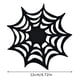 thumbnail image 3 of Tapete para taza negro de Halloween, suministros decorativos de decoración de mesa para fiesta de inauguración de la casa de 5 pulgadas, 3 of 8