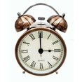 thumbnail image 1 of Reloj despertador de viaje, retro, silencioso, vintage, sin tictac, analógico, de cuarzo, doble campana, con alarma fuerte, funciona con pilas, despertador matutino para niños, 3 pulgadas, 1 of 8