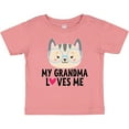 thumbnail image 3 of Inktastic Grandma Loves Me Girls Baby T-Shirt, 3 of 5