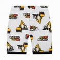 thumbnail image 5 of TOWED22 Toddler Infant Baby Boy Outfits Crewneck Short Sleeve Tee Casual Rolled Shorts 2 Pieces Summer Clothes(Black,3-4 Y), 5 of 7