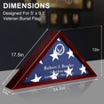 thumbnail image 4 of Funda con diseño de bandera XIFAN, frontal de cristal auténtico, para bandera estadounidense de 5 x 9.5 pies, 4 of 7