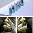 thumbnail image 2 of Set of 4 Total 200 Pcs Clear Nail Swatches Sticks,Clear Nails Sample Sticks,Transparent Fan-shaped Nail Art Tips Display Polish Board Display Practice Sticks Tool with Metal Split Ring Holder, 2 of 5