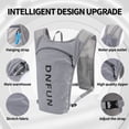 thumbnail image 5 of Running Vest Women Men Adjustable Running Hydration Vest 1.5L Water Bladder Lightweight Reflective Hydration Backpack for Marathon Jogging, 5 of 6