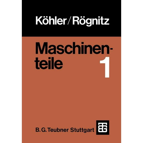 Maschinenteile: Teil 1, (Paperback)