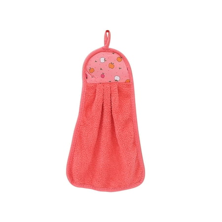 Ybomd Hanging Absorbent Towel Kitchen Cleaning Cloth Fruit-Shaped Absorbent Dish Towels Hang Easily Clean Surfaces and Perfect for Home Kitchen and Bathroom.
