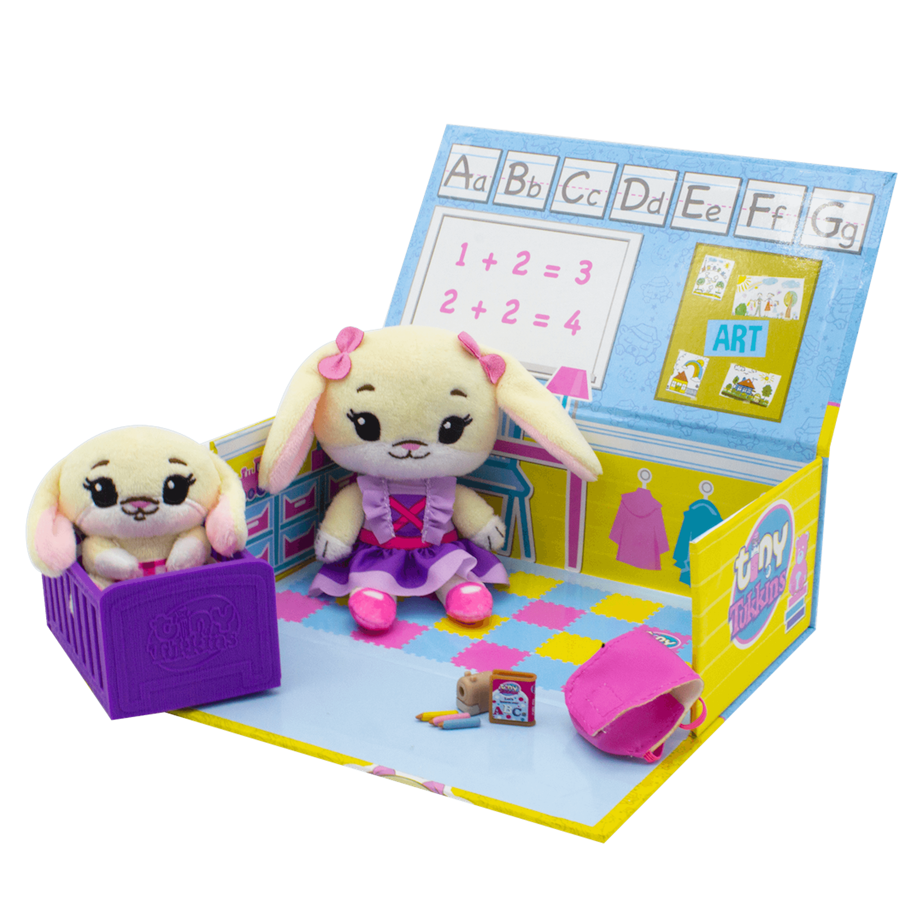 Details about   Tiny Tukkins PRESCHOOL PLAYTIME Set Featuring BUNNY 11 Piece Set & Doll