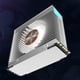 thumbnail image 1 of Enfriador de SSD Disipador de calor SSD ARGB M.2 2280 con ventilador dual PWM de 50 mm para PC de escritorio M.2 (gris), 1 of 9