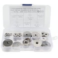 thumbnail image 1 of FUTUREORYY 70 Pcs Rondelles Plates Assorties en Acier Inoxydable A2 pour Machines de Construction, 1 of 8