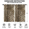 thumbnail image 2 of Blackout Kids Curtains,Brown and Black Leopard Print Childrens Insulated Curtains Set Of 2,Bedroom Essentials,Toddler Room Decor 52"x84", 2 of 5