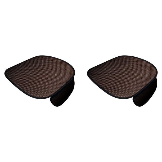 Ganfancp Ice Silk Cojín de Asiento de Coche Almohadilla Universal para Todas Las Estaciones Sin Deslizamiento Cojín de Asiento Transpirable 2Pc Liquidación 2X Cojín
