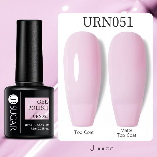 7,5 ml azúcar UR Gel de purpurina reflectante rosa lentejuelas Gel esmalte de uñas Soak Off UV Gel de uñas semipermanente decoración de uñas Tan Jianjun unisex