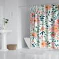 thumbnail image 3 of Waterproof Pioneer Shower Curtain 72x84 Inch Polyester Unique Cute Floral Shower Curtain for Bathroom Hotel Home Decor with 12 Plastic Hooks, 3 of 5