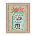 thumbnail image 2 of HomeRoots 18 x 14 x 1 in. Youre Home Now Brown Framed Print Wall Art, 2 of 3