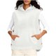 thumbnail image 2 of HongQid Womens Sherpa Fleeve Hooded Vest Sleeveless Hoodies Fall Winter Fluffy Tops with Pockets, 2 of 9