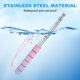 thumbnail image 4 of Uxcell 2-Pack Mástiles de Bandera Telescópicos de Mano, 5.2ft/1.6m Mástiles de Bandera Portátiles de Acero Inoxidable [Rosa], 4 of 7