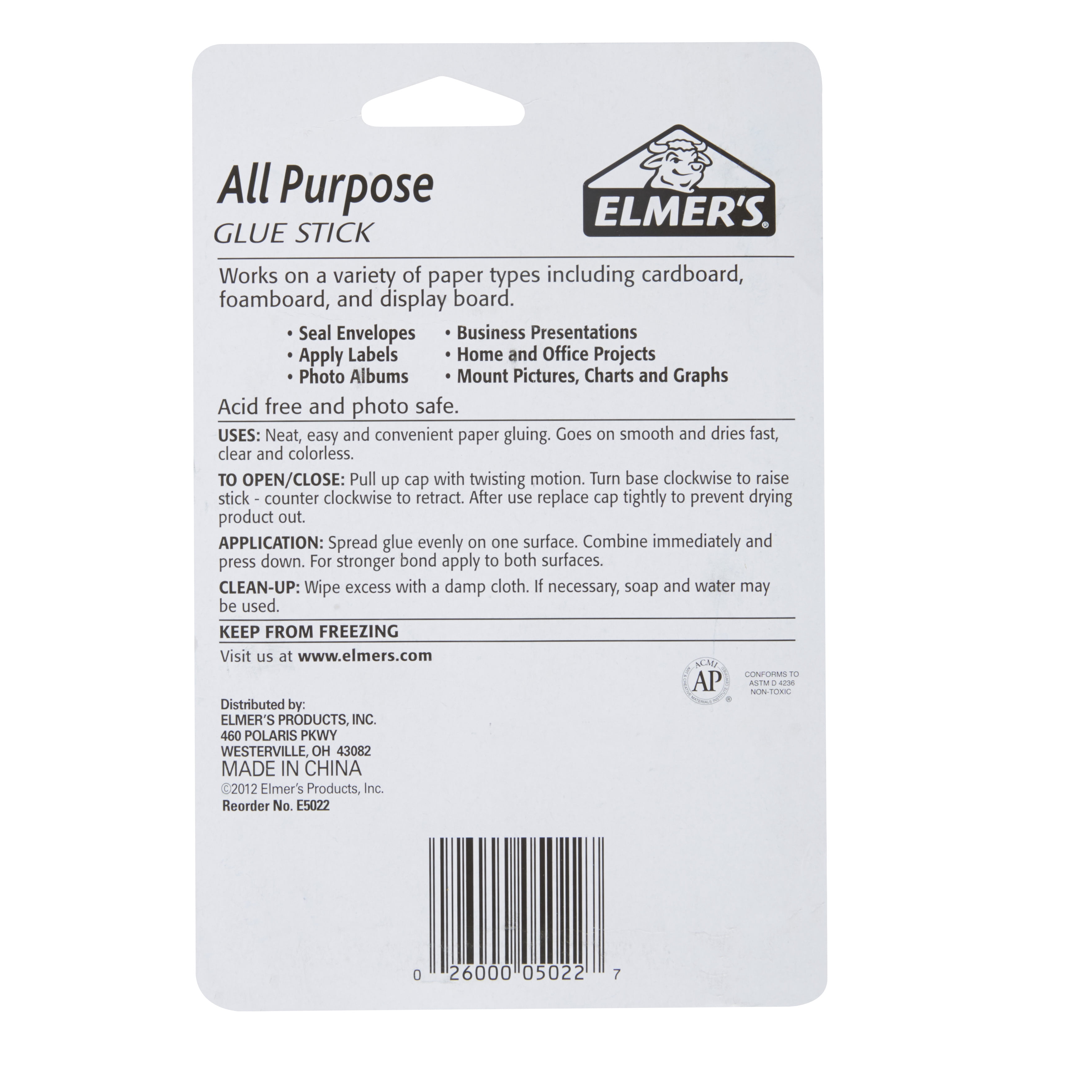 Elmer’s All-Purpose Glue Sticks, 0.77-Ounce Glue Sticks, 3 Count