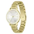 thumbnail image 2 of Lacoste Slice 2001221 Silver White Dial Yellow Gold Bracelet 38MM Womens Watch, 2 of 4