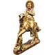 thumbnail image 2 of MORÍN Imágenes | Figura Decorativa - Pancho Villa A Caballo 21cm |(Dorado), 2 of 3