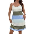 thumbnail image 3 of Gvmfive Women's Plus Size Sleeveless Casual Colorblock Pockets Dress, 3 of 4