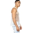 thumbnail image 4 of Douhoow Mens Mesh Perspective Vest Fish Net Slim Fit Muscle Tee Sleeveless See Through Tops, 4 of 8