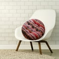 thumbnail image 4 of LHWEN Painted Thickened Chair Cushion for Hip Soft Square Lattice Cotton Seat Pad for Home Car Coccyx Sciatica Back Comfortable Polyester Fiber Pearl Cotton Filling 15.7x15.7x3.15 Inches Machine, 4 of 7