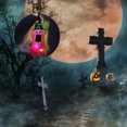 thumbnail image 2 of Bewildely Sombrero de que brilla intensamente LED, cadena de luz creativa de Halloween, adorno colgante para el hogar Type10 NO10, 2 of 6