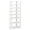 White, variant on Furnibear 7-Tier Dual Shoe Rack Free Standing Shelves Storage Shelves Concise for Entryway Hallway Closet, Black