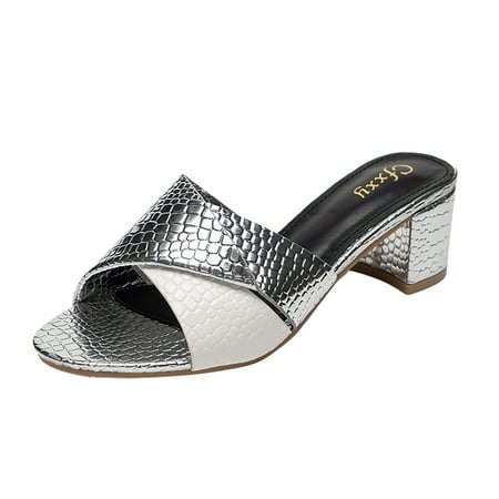 

simu Women s Sandals Comfortable Elegant Ladies Stone Pattern Assorted Colors Sandals Heels Slippers Girls And Women Summer Slippers Sandals Shoes Casual