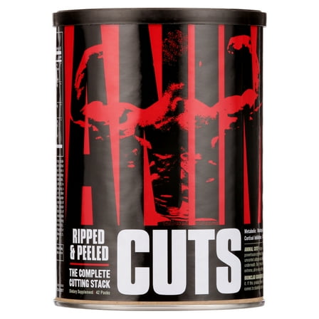 Animal Cuts - All-in-One Fat Burner Pack with Patented SerinAid - 42 Packets