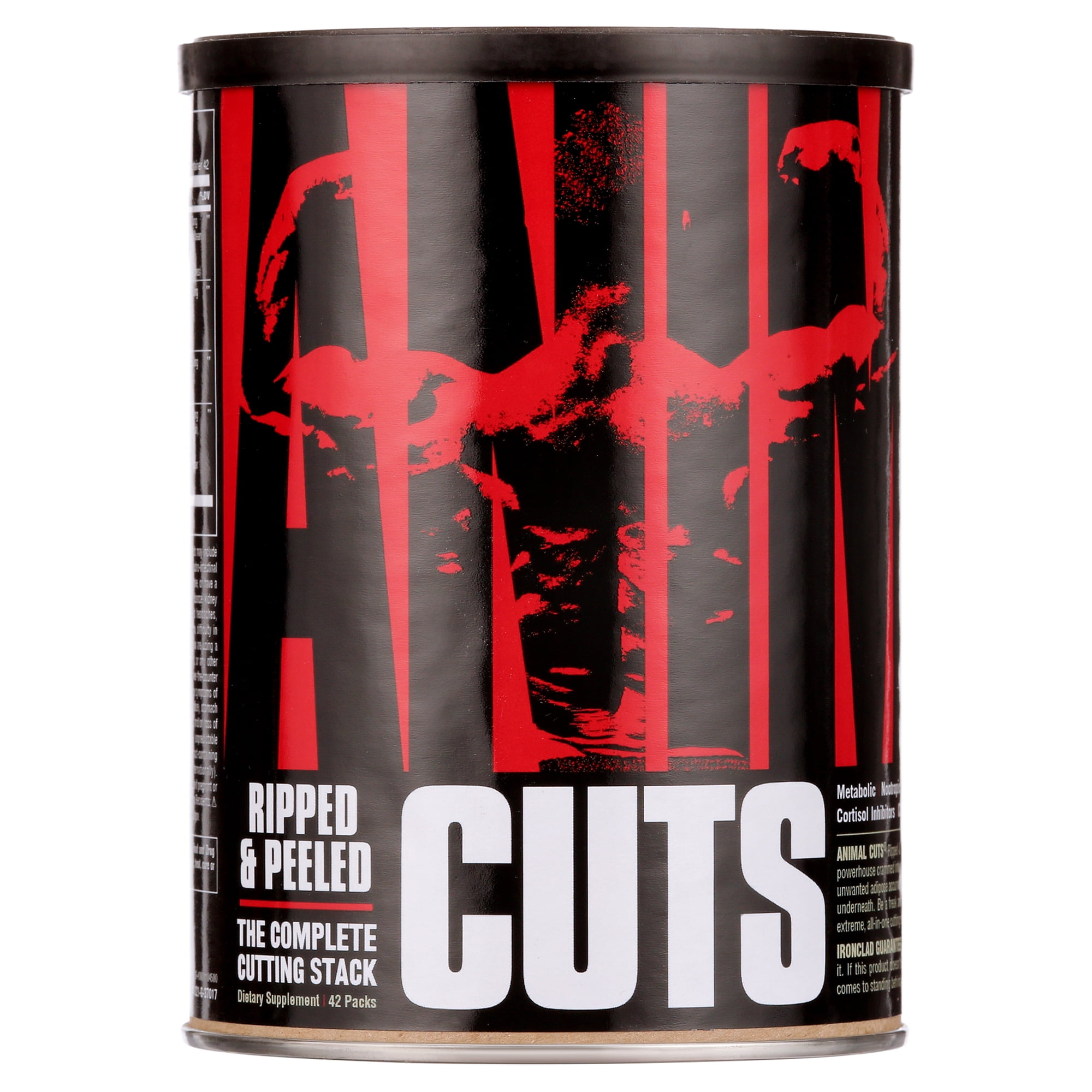 Animal Cuts - All-in-One Fat Burner Pack with Patented SerinAid - 42 Packets