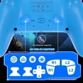 thumbnail image 5 of LED Wireless Controller for P5, Compatible with P5 Pro/Slim/PC, Dual Vibration, Macro/Turbo Function, 3.5mm Audio Jack, 6-Axis Motion Controller Gamepad with Speaker, 5 of 8