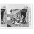 thumbnail image 2 of Historic Framed Print, Group of natives eating poi Hawaiian Islands [in front of grass hut], 17-7/8" x 21-7/8", 2 of 9