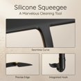 thumbnail image 4 of Shower Squeegee for Shower Doors with Hook, All-Purpose Silicone Window Squeegee Glass Cleaning Tool, 8.3 x 8.7 in Wipe Scraper for Bathroom Tile, Mirror, Car Windshield, 4 of 5