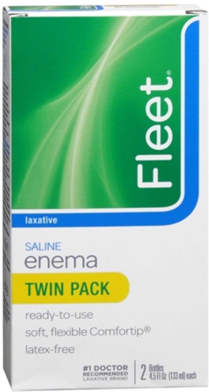 Fleet Saline Enema Twin Pack 9 oz (Pack of 6)