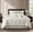 Beige, variant on Nanshing Home 7 Piece Grey Queen Comforter Set, Elegant Jacquard with Patchwork, Stylish and Cozy Bedding Collection, Premium Bedding Set with Bedskirt, Shams and Pillows