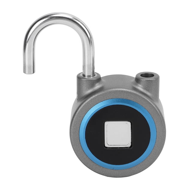 Candado Para Casillero, Candado Con Huella Digital Con Carga USB, Desbloqueo De Autorización Remota Con Cable USB, Tarjeta De Código QR Para Equipaje Para Cajas Fuertes