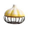 thumbnail image 1 of Contenedor organizador, suministros de cocina, cubierta de cerámica, marco de Metal, herramientas de almacenamiento de especias para encimera, hogar, Amarillo Baoblaze Cesta de almacenamiento multicapa, 1 of 8