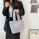 thumbnail image 5 of Bolso Informal para Mujer Bolso Compras Suave Y Esponjoso Bolso Invierno para Niñas (pequeño Gris), 5 of 9