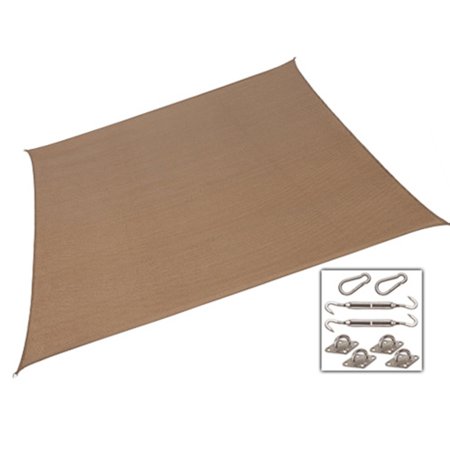 California Sun Shade Square Shade Sail Kit - 10 x10 ft.