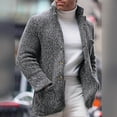thumbnail image 2 of Men's Button Front Knit Jacket Long Sleeve Casual Outerwear Sweater Cardigan, 2 of 6