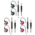 thumbnail image 4 of Cateissary 1 par de auriculares con cable de alta de 3,5mm con graves en la oreja, auriculares deportivos con micrófono incorporado Cables de audio/vídeo No.03, 4 of 6