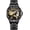 black, variant on GUANQIN Men Skeleton Analog Sapphire Crystal Clock Automatic Self Winding Mechanical Rhinestone Wrist Watch with Stainless Steel Band Luminous